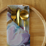 Fleuris La Ou il Faut Pas - Artful Cloth Napkin Set of 4