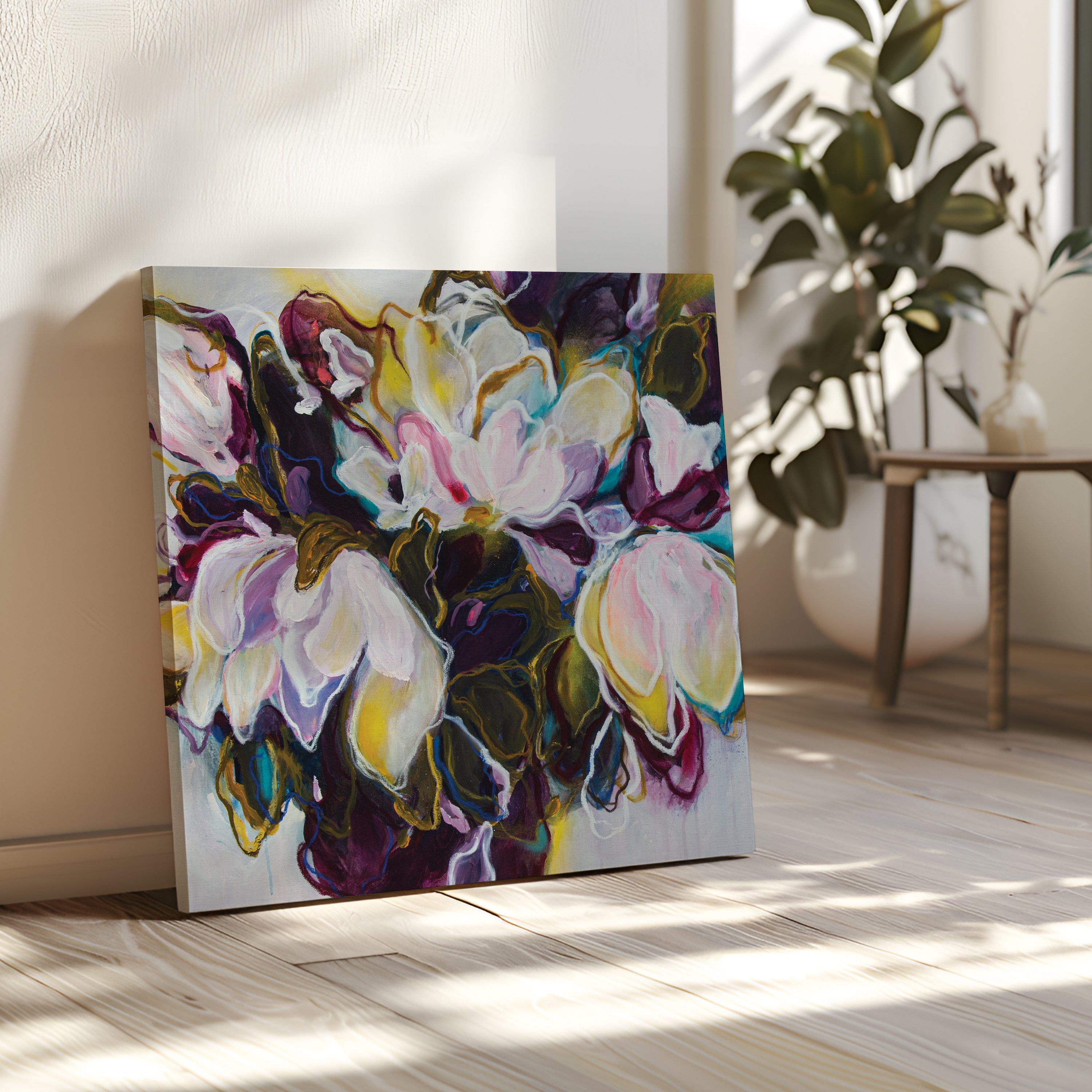 High quality canvas, print of Mona‘s original artwork