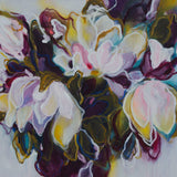 Fleuris La Ou il Faut Pas - Original Oil & Acrylic Painting