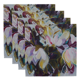 Fleuris La Ou il Faut Pas - Artful Cloth Napkin Set of 4